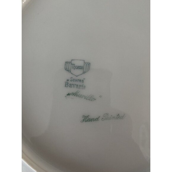 Antique Thomas Sevres Bavaria Murillo Handpainted Fruit Plate Signed “Kent” 8.5” - Picture 7 of 7